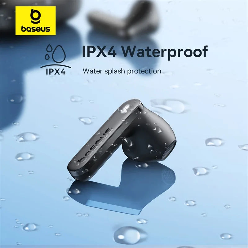 BASEUS Bluetooth 5.3 Earbuds – 30H Battery, TWS Wireless