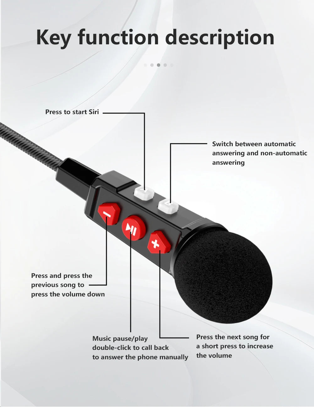 VELEV BT9 Helmet Bluetooth Headset – Waterproof, 23H Talk