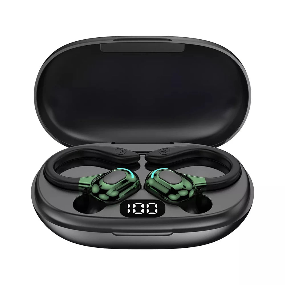 Virwir Bluetooth 5.2 Ear Hook Earbuds – ANC, HiFi Stereo, 60H