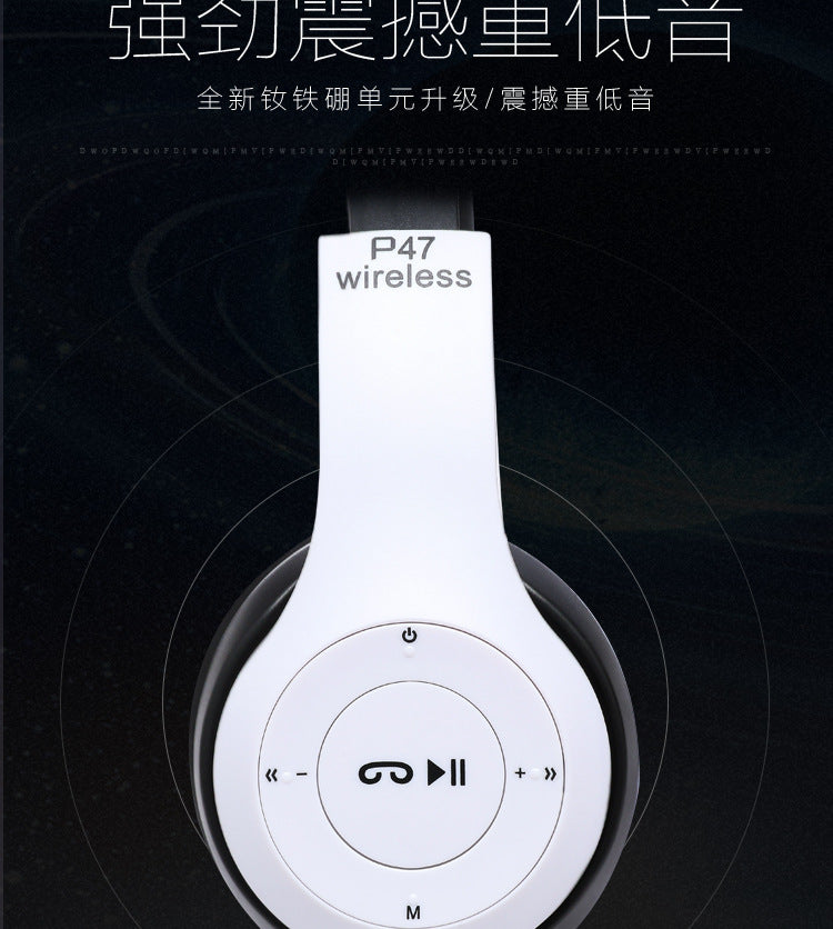 DIXSG P47 Bluetooth 5.0 Over-Ear Headphones – Portable & Waterproof