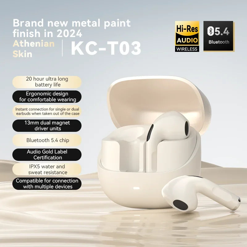 EOENKK TWS ANC Earbuds – HiFi Sound, Waterproof, 5h