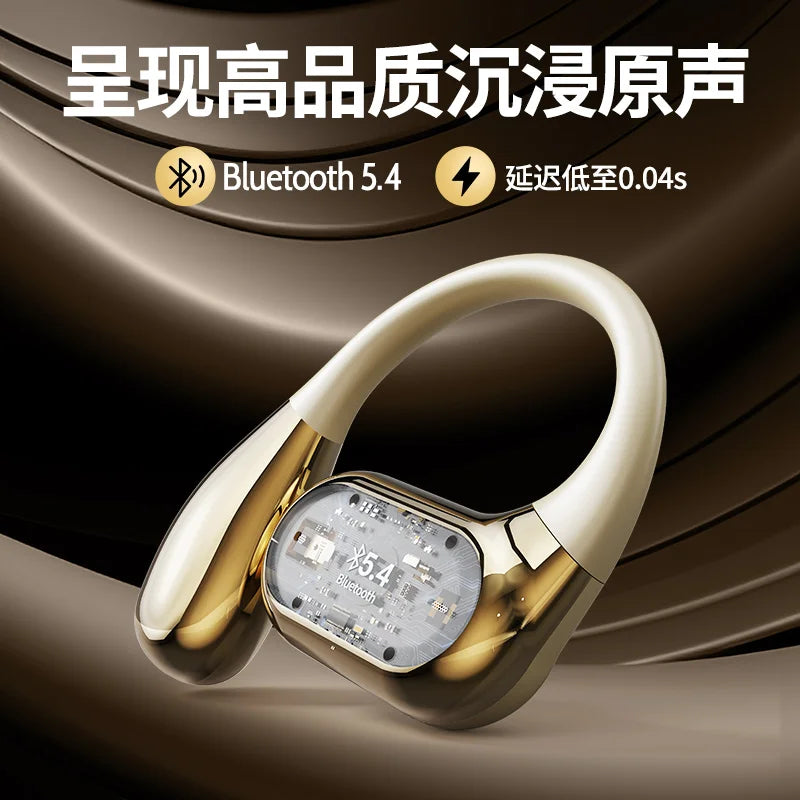 Bluetooth 5.3 Ear Hook Headphones – Wireless, Waterproof & HiFi