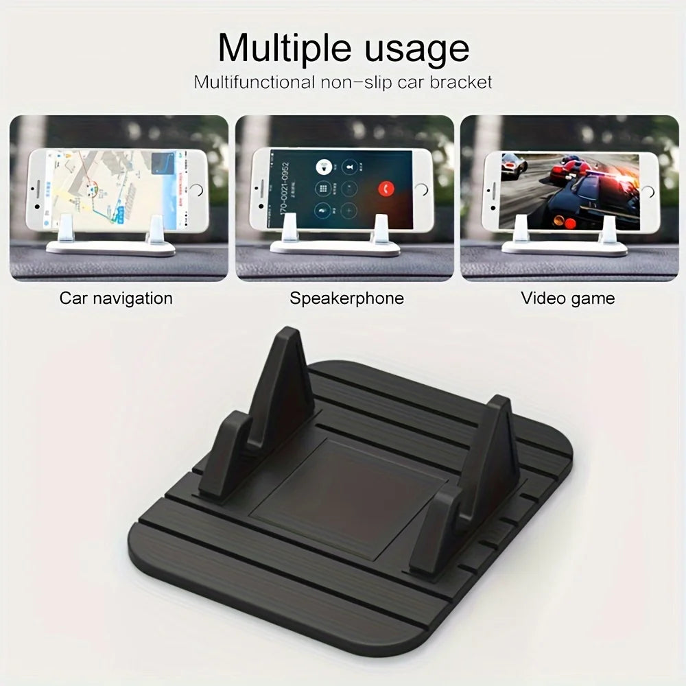 Anti-Slip Silicone Phone Pad – No-Slip Mat for Car Dashboards & Desks