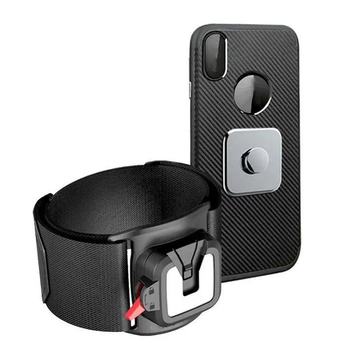 2-in-1 Phone Wrist & Arm Holder – 360° Rotatable Sports Strap Mount – cute-accessory