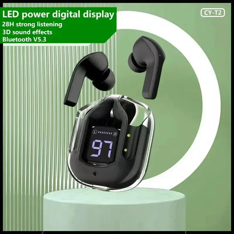 VYOPBC Original T2 Bluetooth Earphones | HiFi In-Ear 24H Playtime