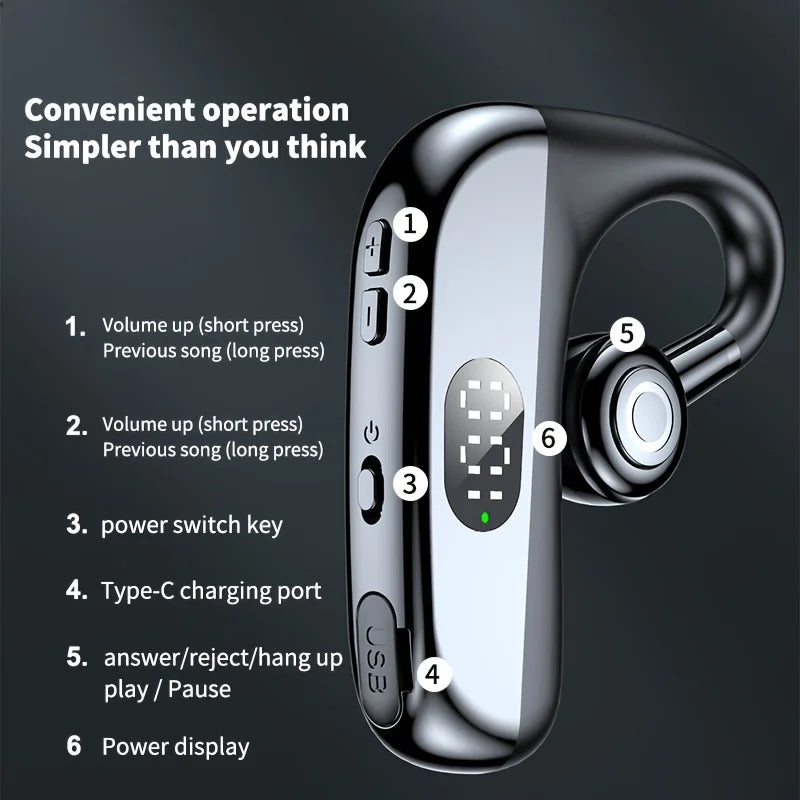 Oein Bluetooth Earphones – ANC, Wireless In-Ear, HiFi Sound