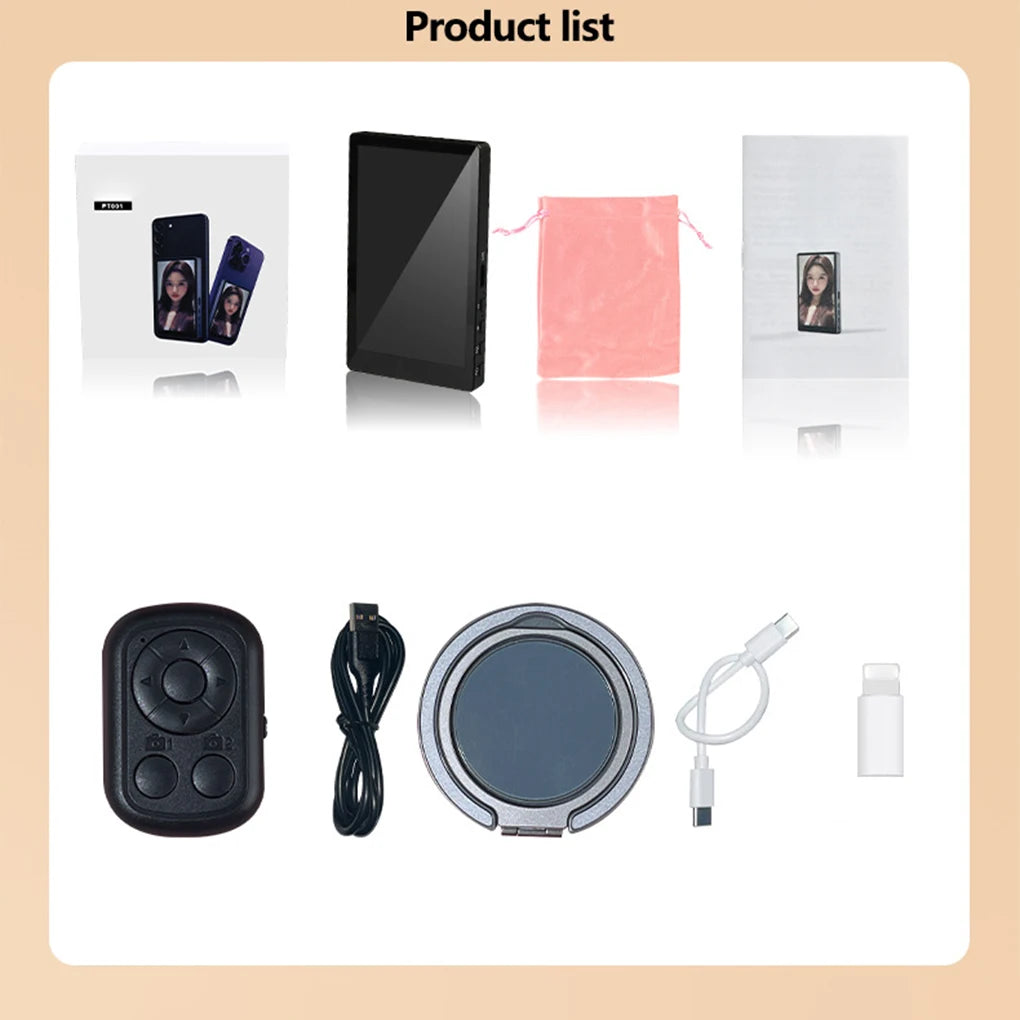 Wireless Magnetic Monitor & Lavalier Mic Kit for Vlogging & Streaming
