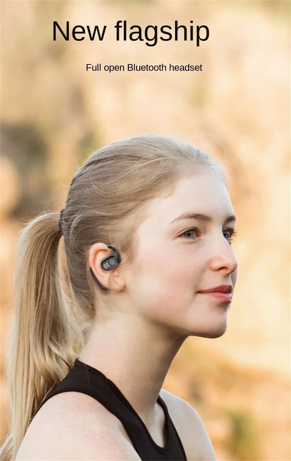 STTKGZD Bluetooth 5.3 Headset – Open Air, 30H ANC Audio – audio-accessory