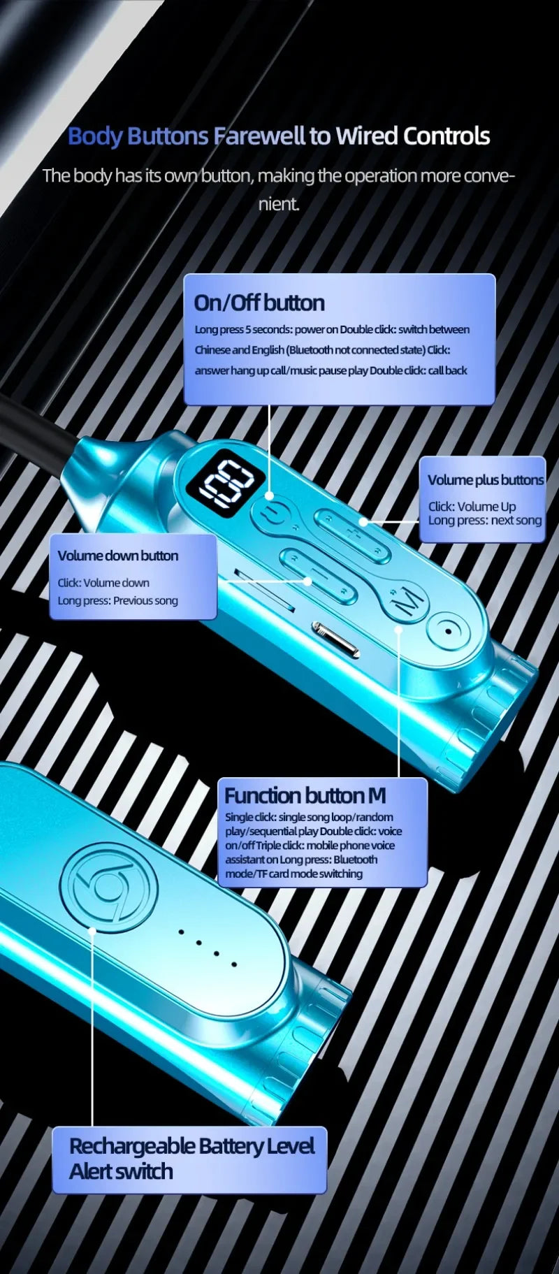 Luxuglow Bluetooth 5.3 Neckband – ANC, 12000mAh, IPX7