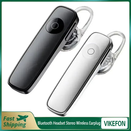 VIKEFON Bluetooth Ear Hook Headset – Noise-Cancelling & Wireless – audio-accessory