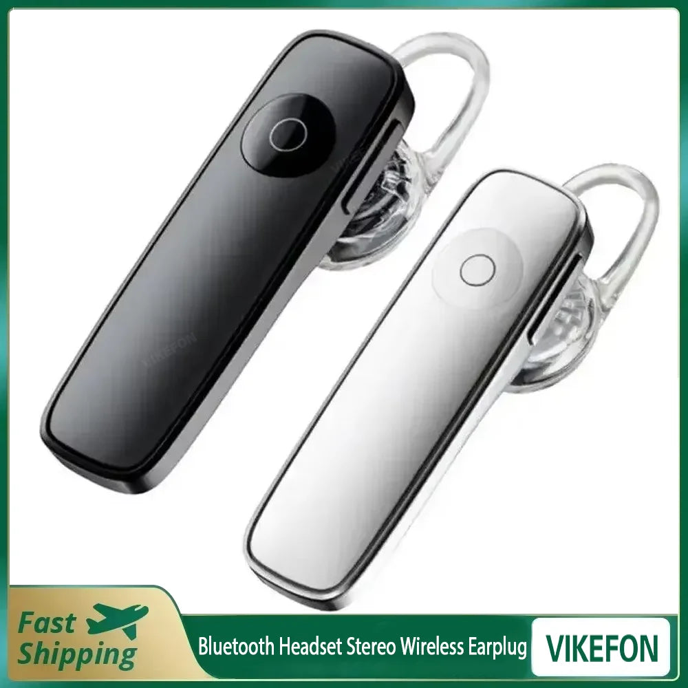 VIKEFON Bluetooth Ear Hook Headset – Noise-Cancelling & Wireless – audio-accessory