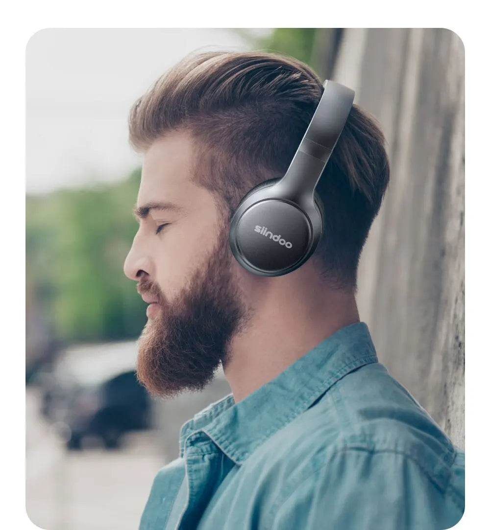 Siindoo JH-919 Bluetooth Headphones – 28H Playtime, Super Bass