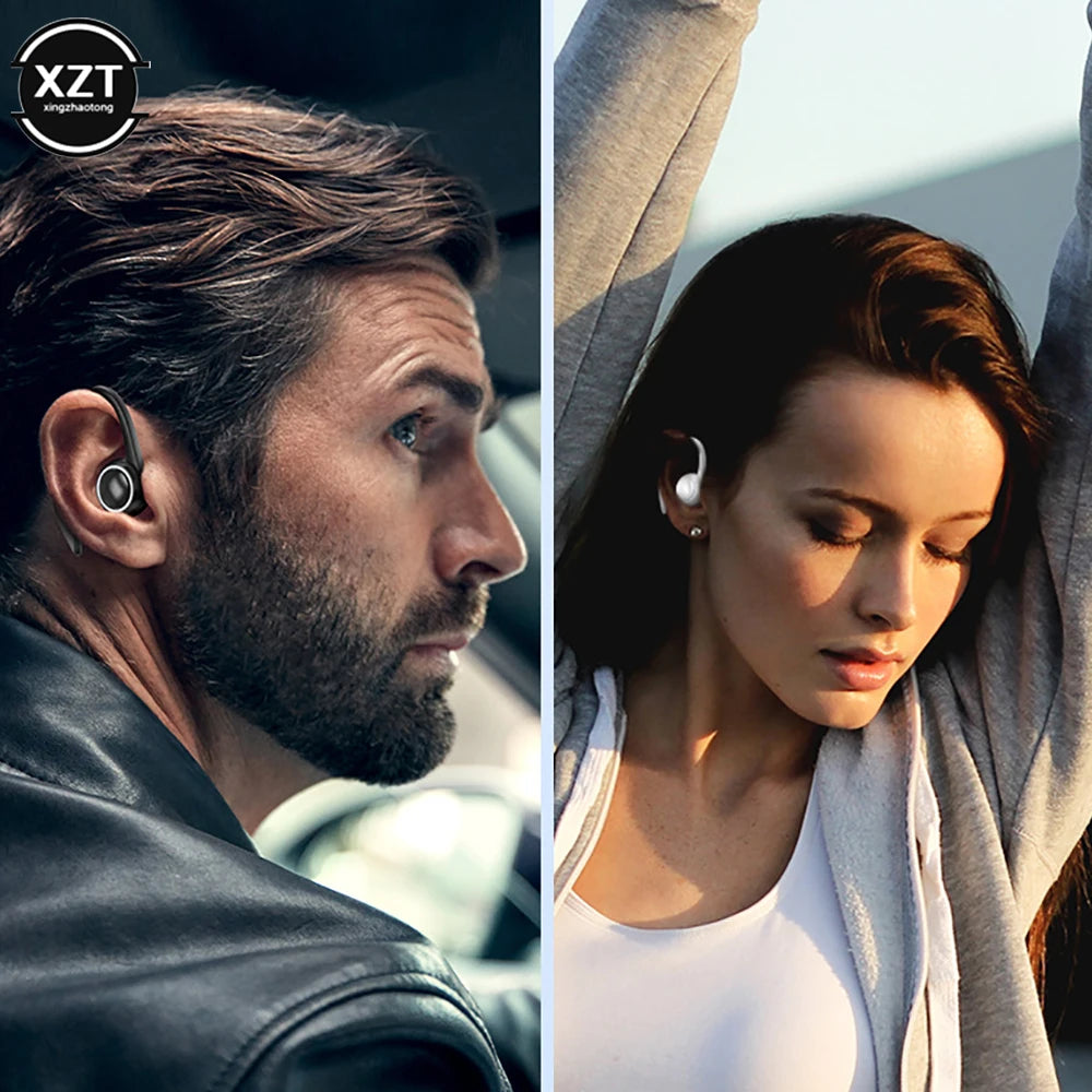 WYMECT Bluetooth 5.2 Earhook Headset – HiFi, Noise Cancel