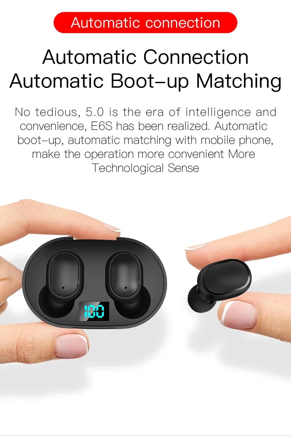 LS Wireless Bluetooth Earphones – Noise Cancelling, In-Ear