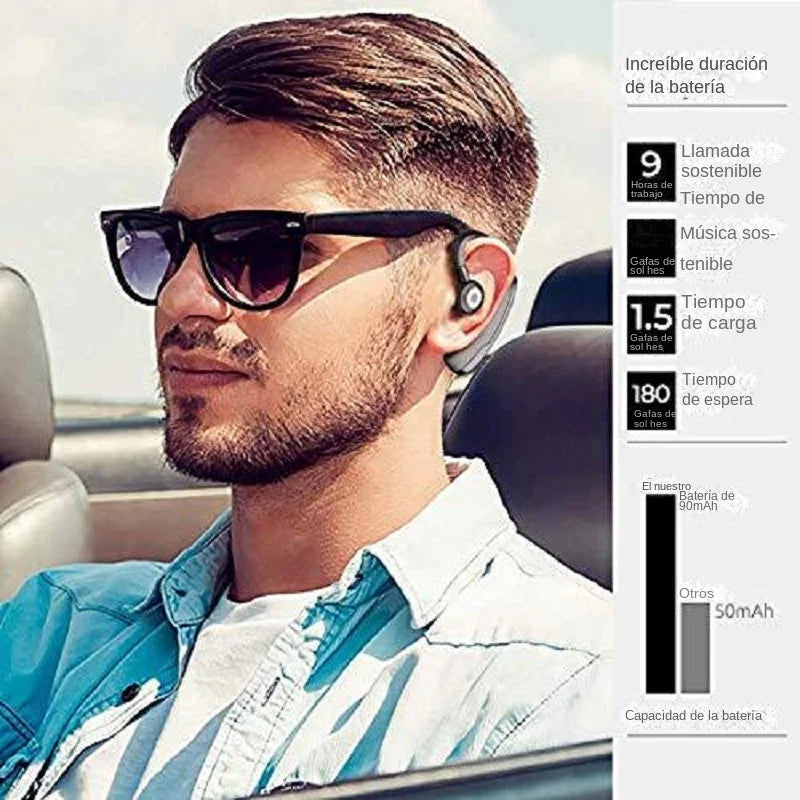 Fomscvka V9 Wireless Ear Hook Headset – HiFi Hands-Free