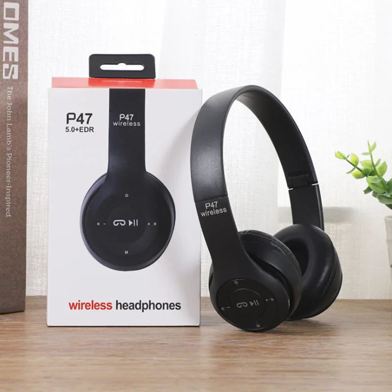 DIXSG P47 Bluetooth 5.0 Over-Ear Headphones – Portable & Waterproof