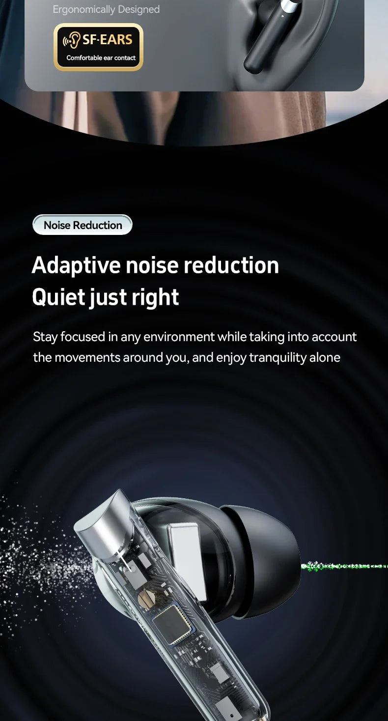 Basix TWS Bluetooth Earphones | ANC In-Ear Wireless