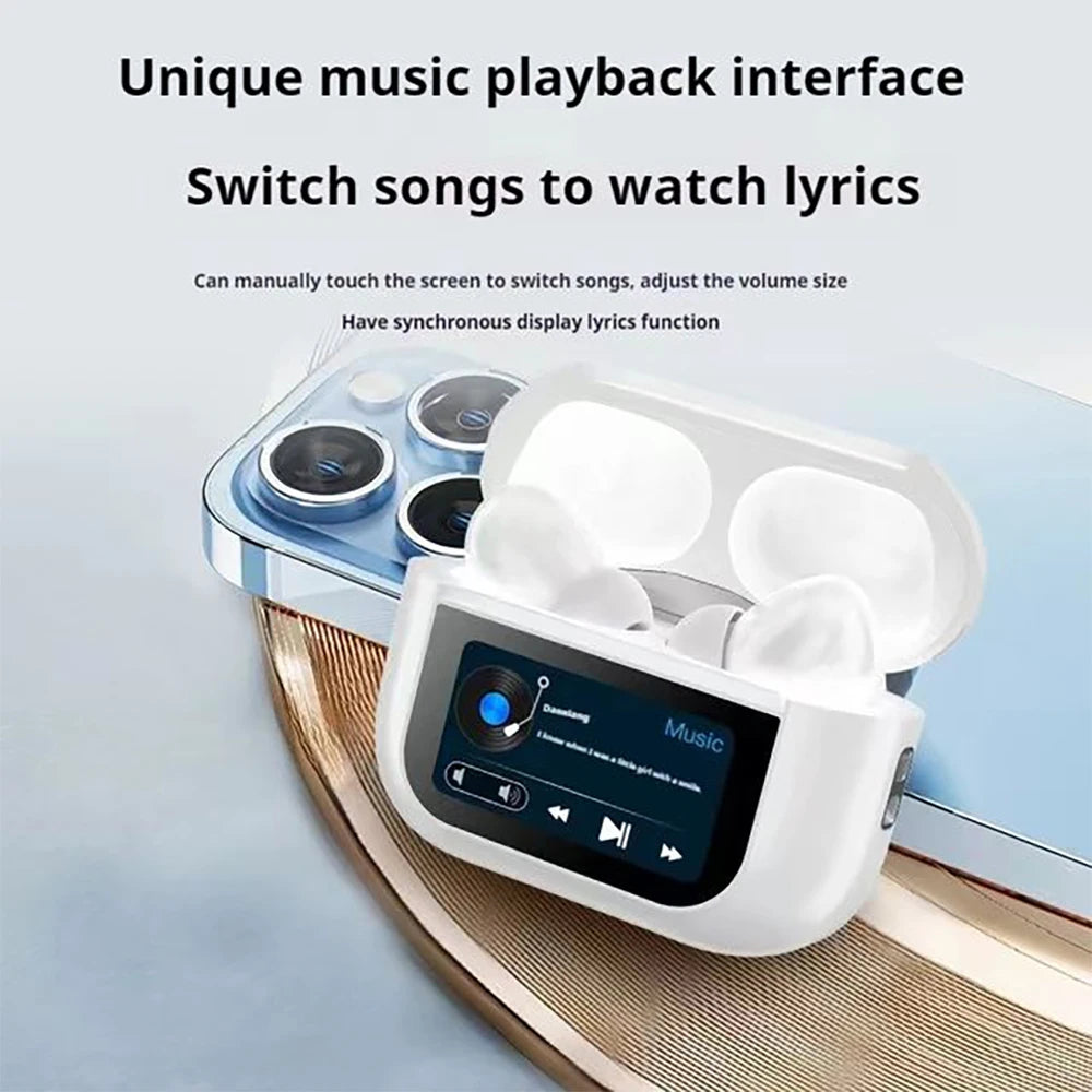 FANHUN Bluetooth 5.3 Earphones – ANC, Mic, True Wireless TWS