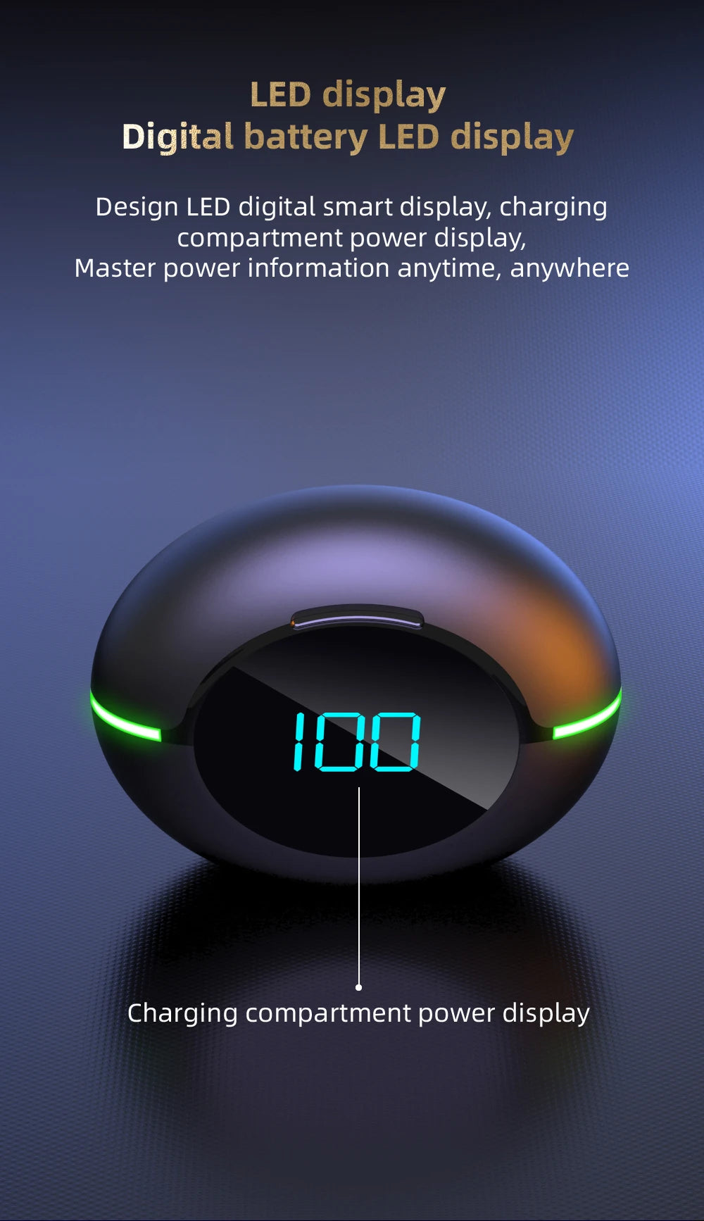 Ballena Y80 Bluetooth 5.1 TWS Earbuds – Noise Cancelling & Mic