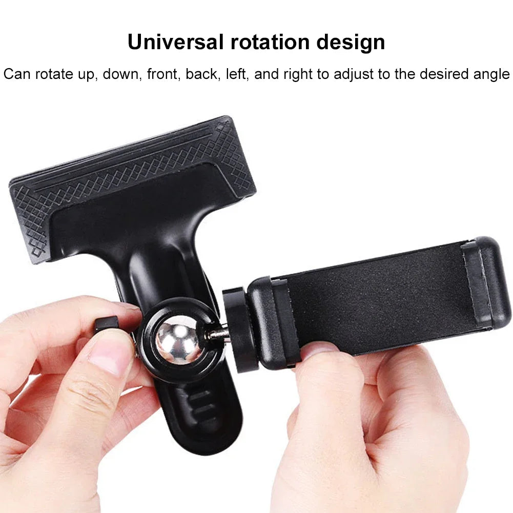 Guitar Headstock Phone Holder – 360° Adjustable Clip Mount for Recording & Streaming