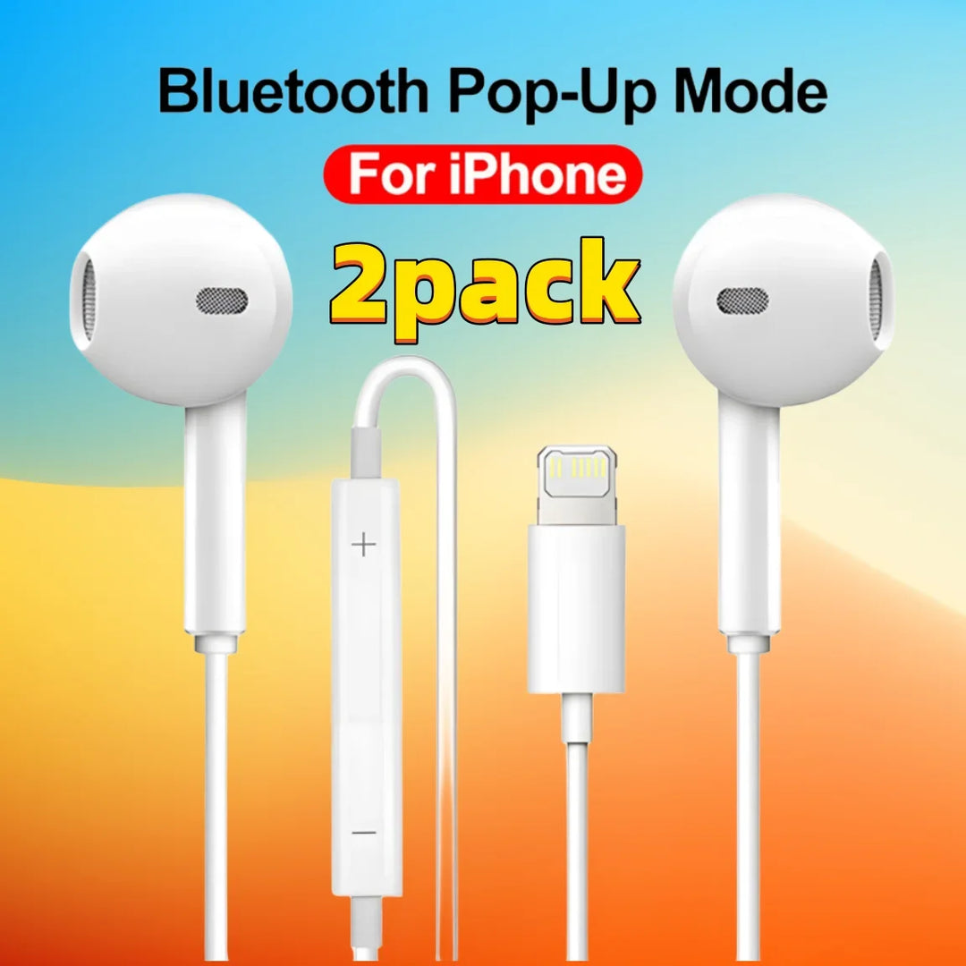 KADIXI Wired In-Ear Headphones with Mic & Volume Control – 3.5mm Earbuds for Phone, Laptop, Tablet