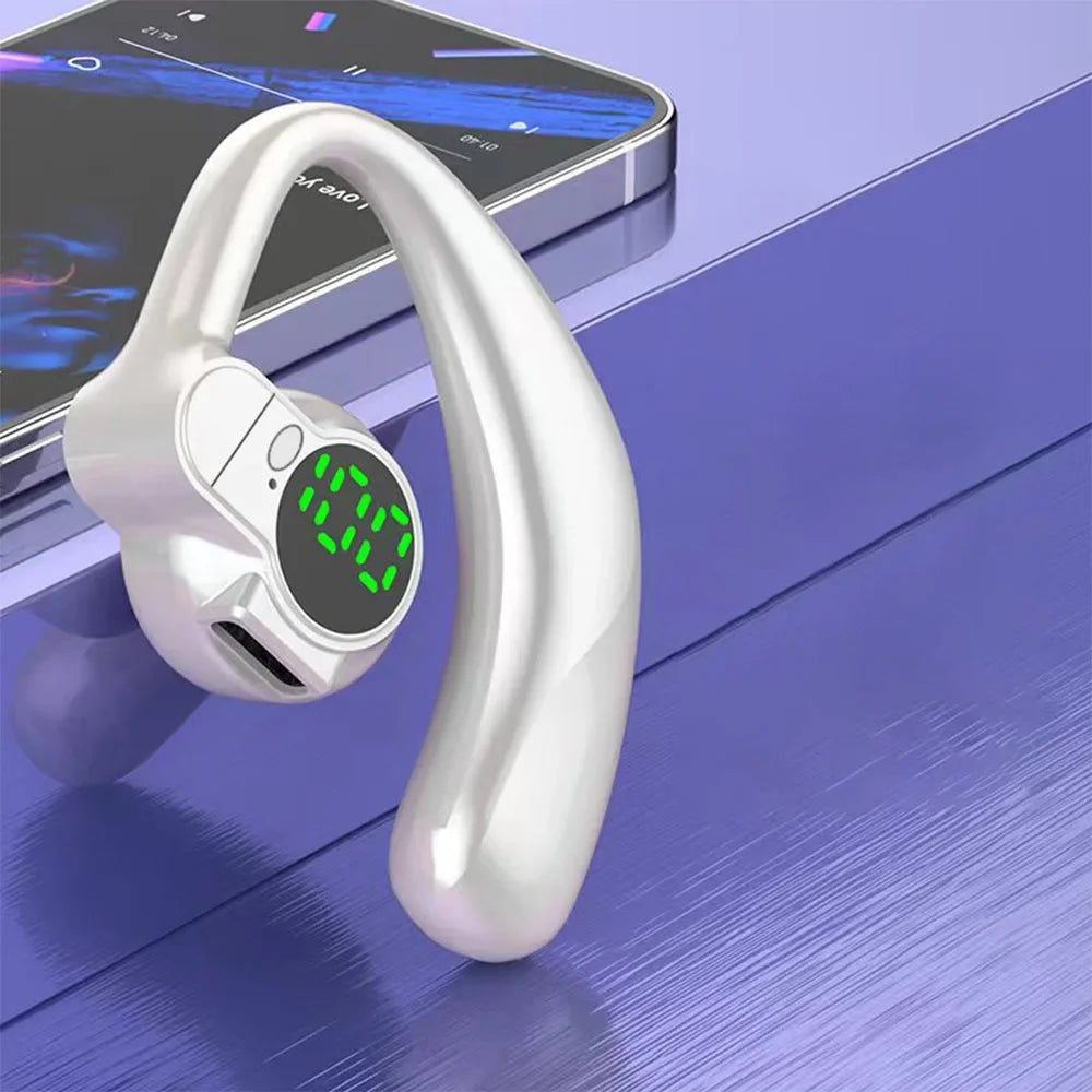 BAPPSUS Bluetooth 5.4 Bone Conduction Headset | ANC & Digital Display