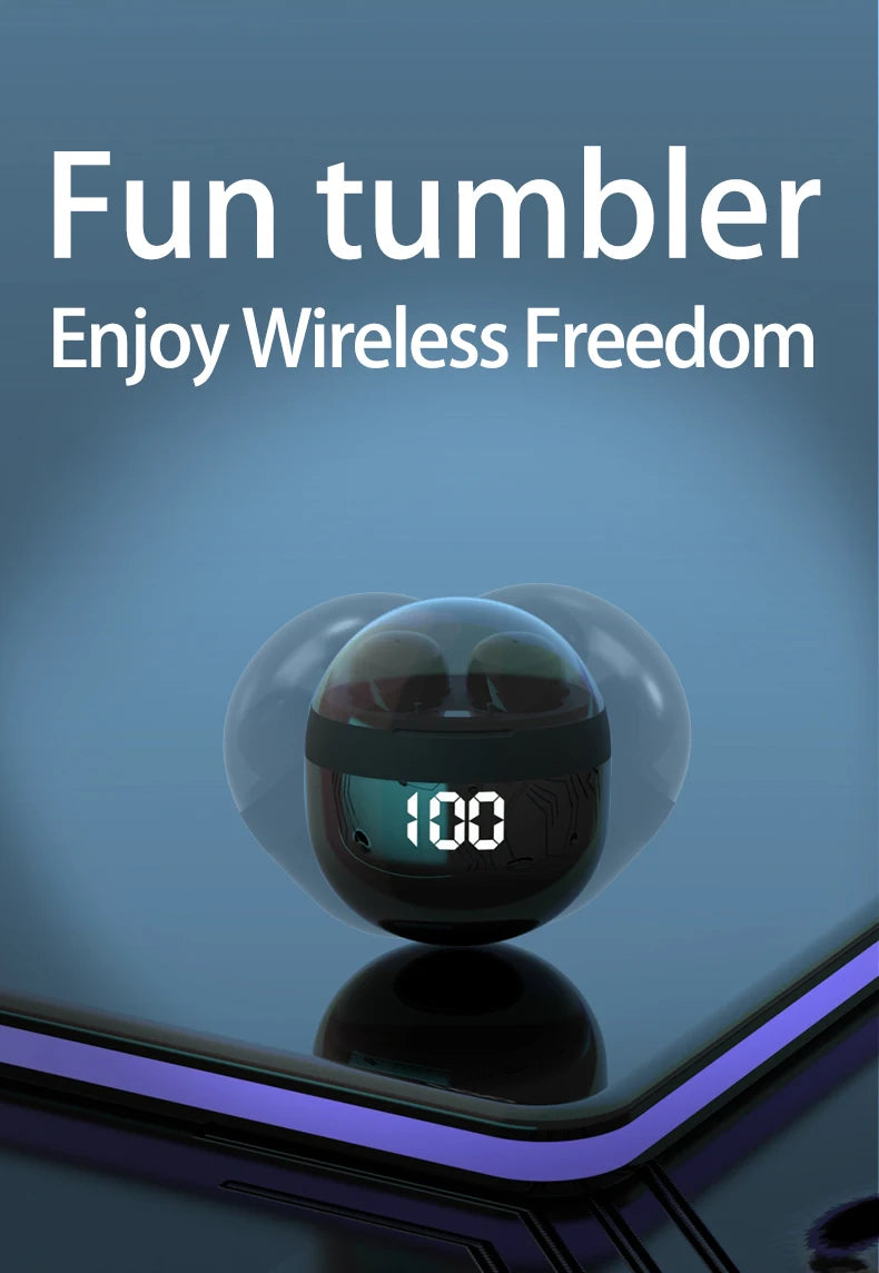 OLOEY Mini TWS Earphones – Bluetooth 5.3, ANC, 24H Battery