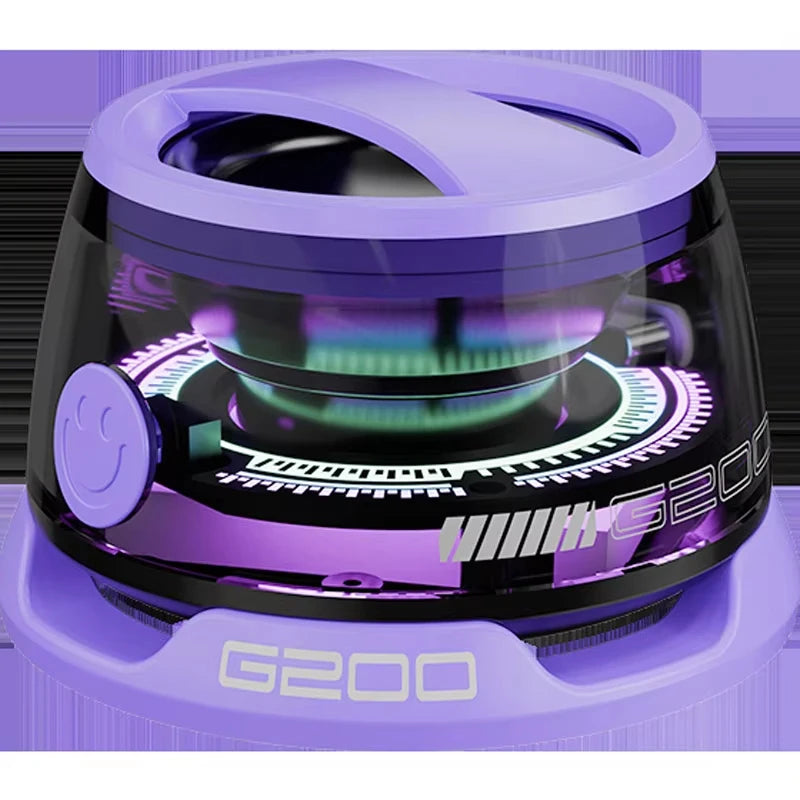 VIKEFON Mini Bluetooth Speaker – Magnetic RGB Speaker with Deep Bass & Bluetooth 5.3