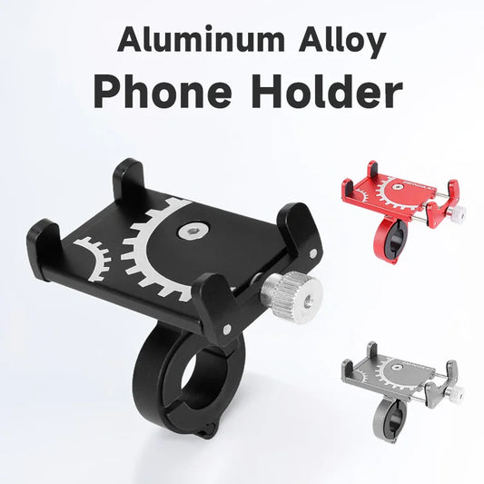 Universal Aluminum Phone Holder for Scooters – Stable & Durable Mount for iPhone & Android – phone-stand