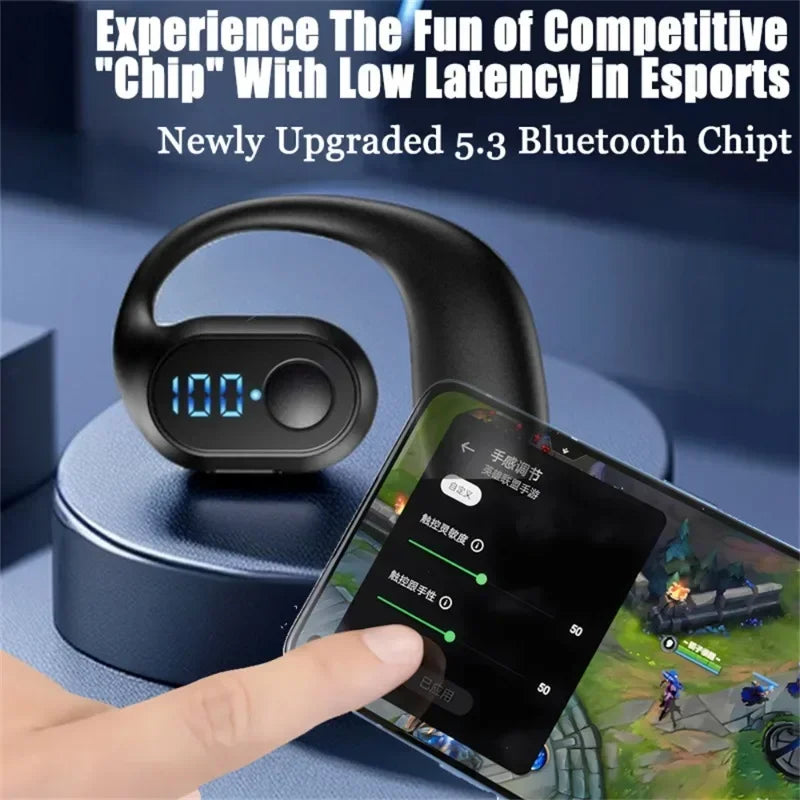 DIXSG Bluetooth 5.3 Ear Hook Headphones – Sport & Gaming – audio-accessory