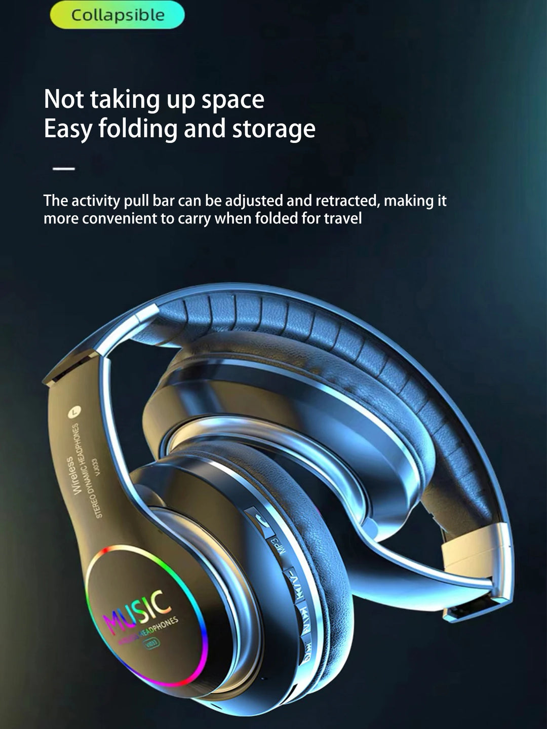 T-WOLF Wireless Bluetooth Headset with Mic | 4H Playtime