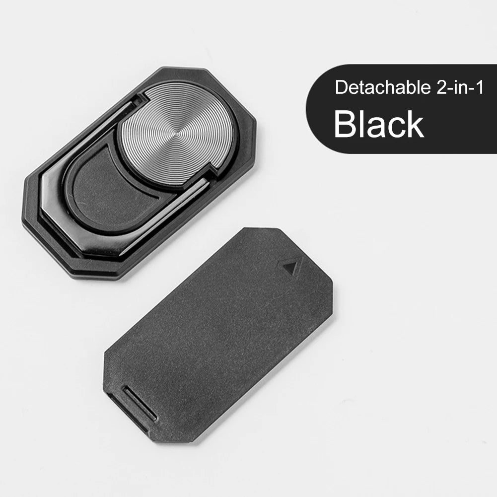 2-in-1 Magnetic Phone Ring Holder & Car Vent Mount – Detachable, Wireless Charging Ready – cute-accessory