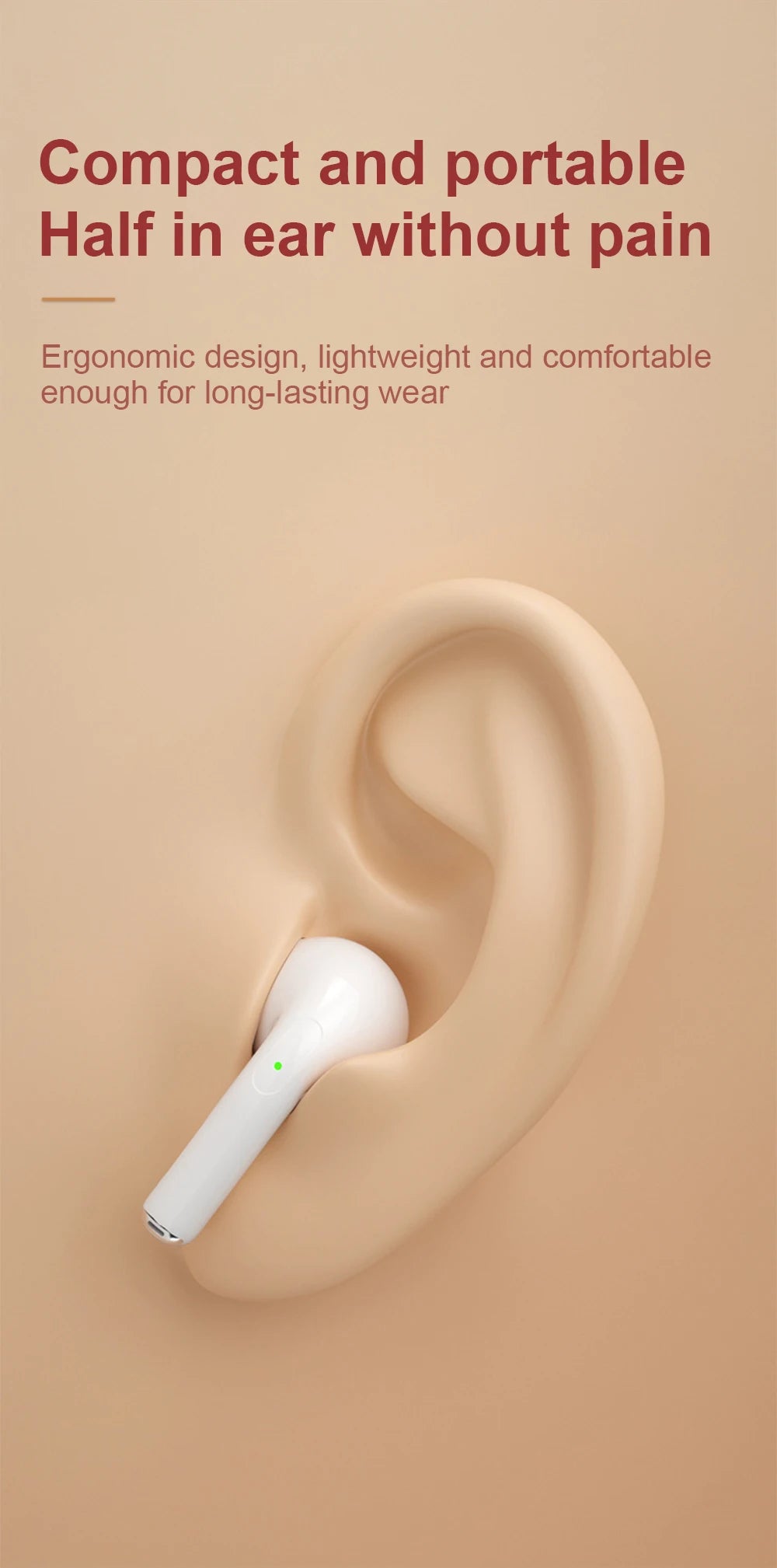 Resbii A2 Bluetooth 5.3 Earbuds – Low Latency, HD Call