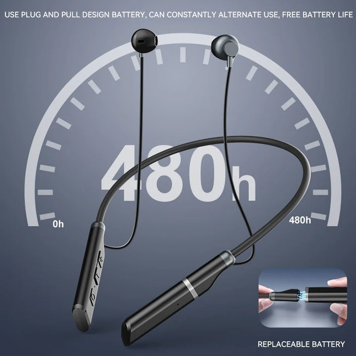 ZUIDID YH08 Neckband Bluetooth Headphones – 54H Battery – audio-accessory