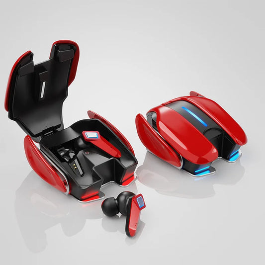 PloutoRich Bluetooth 5.0 Gaming Earbuds – Dual Mode, LED – audio-accessory