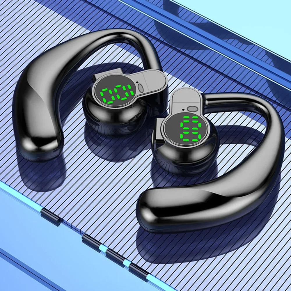 BAPPSUS Bluetooth 5.4 Bone Conduction Headset | ANC & Digital Display