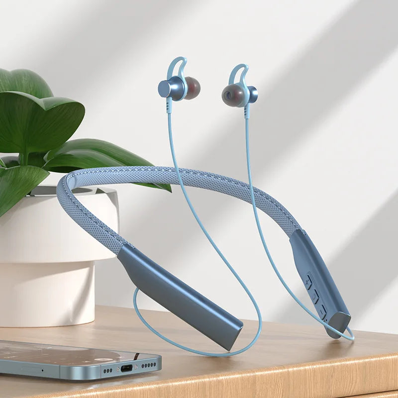 Lamgool Sports Wireless Earphones – Bluetooth 5.0, IPX5, SD Card
