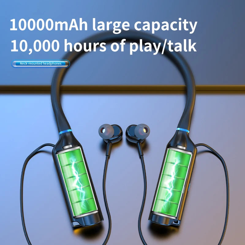 Luxuglow 10000mAh Bluetooth Earphones – Noise Cancelling & Power Bank