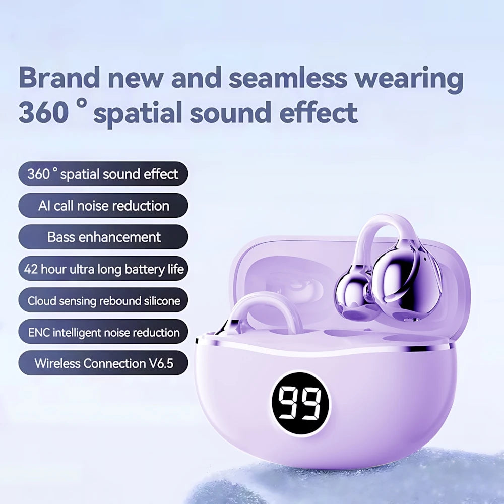 2025 Wireless Air Bone Conduction Earphones – HIFI, Waterproof – audio-accessory