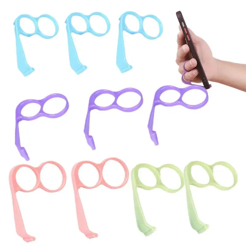 10pcs Lazy Bracket Phone Finger Holder Set – Universal Grip for Smartphones product image – magsafe