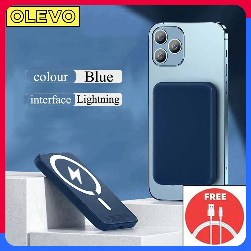 olevo Magnetic Wireless Power Bank | MagSafe Fast Charger
