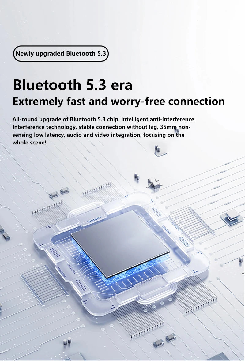 DIKELANG Open-Ear Bluetooth 5.3 Headphones – Waterproof Sports