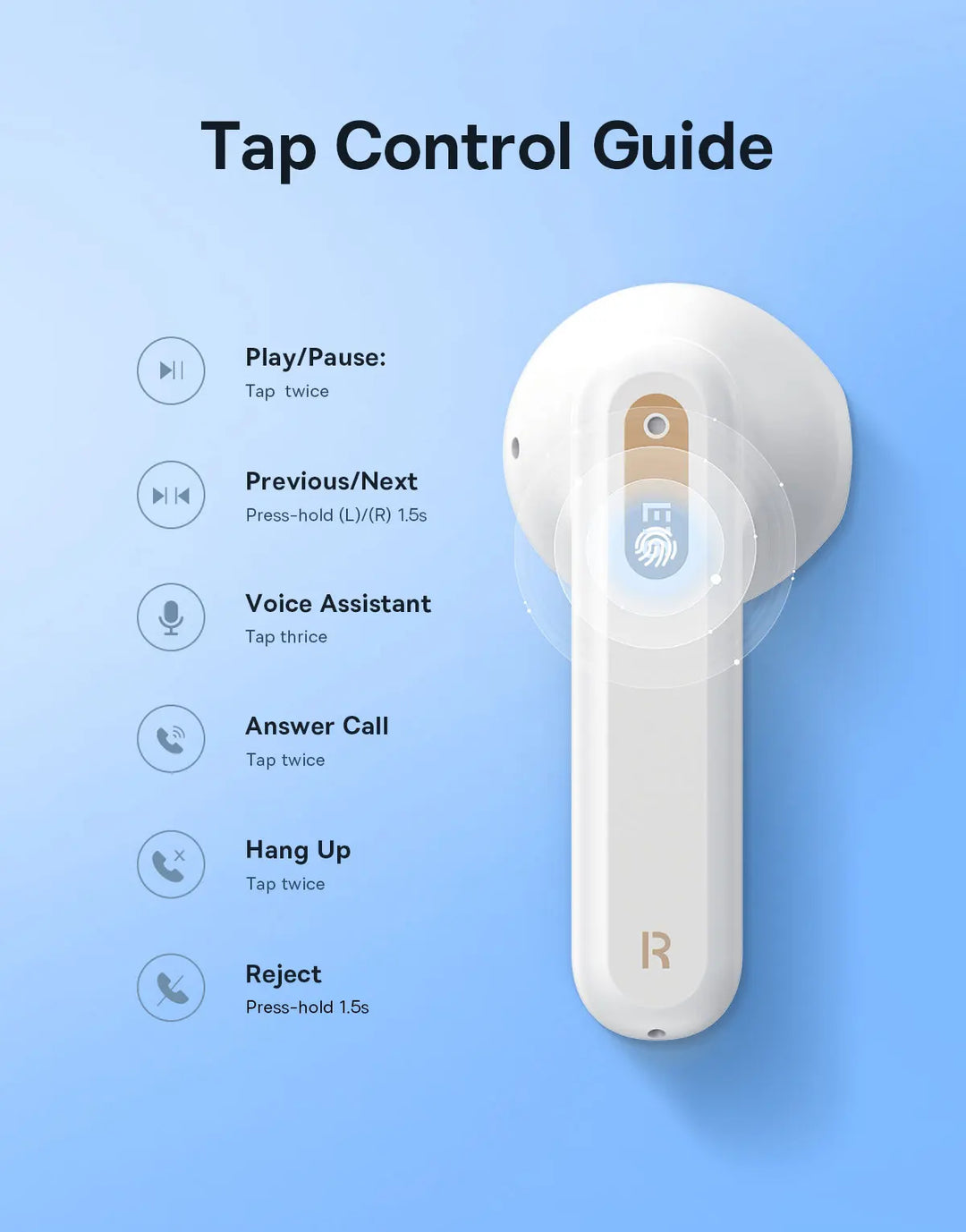BASEUS Bluetooth 5.3 Earbuds – 30H Battery, TWS Wireless