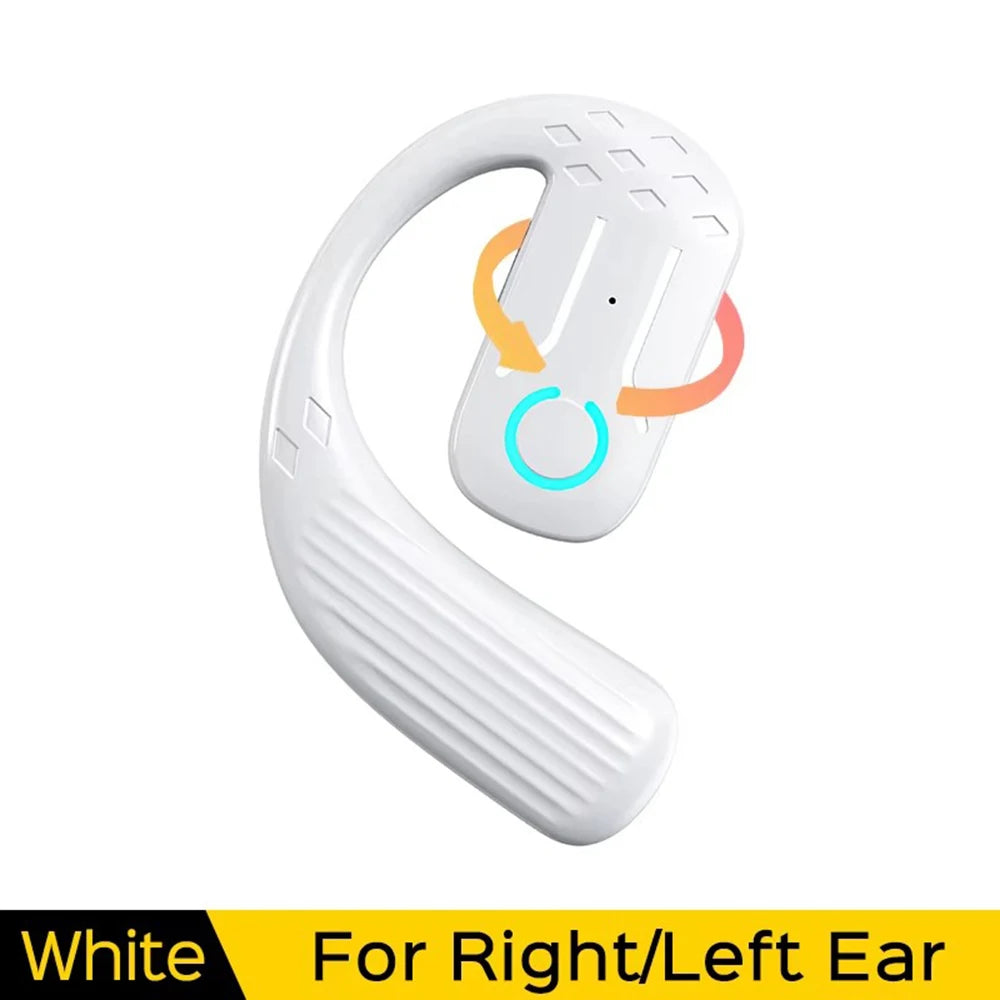 AideeMaster Bluetooth 5.4 Ear Hook Headset – Noise Cancelling
