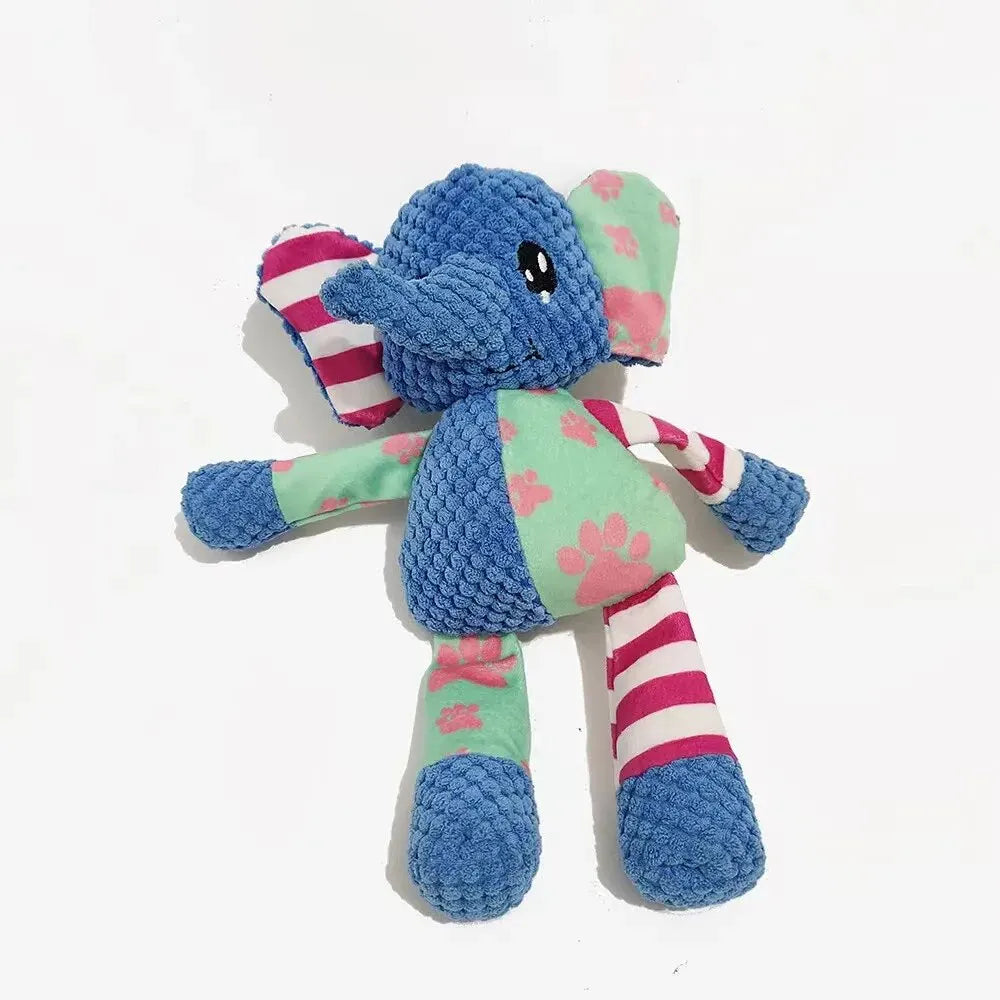 Plush Squeaky Dog Toy – Bite-Resistant Chew & Teething Toy