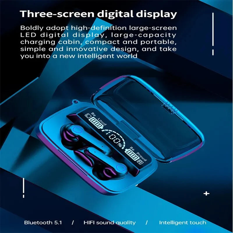 Mrs Win M19 Bluetooth 5.1 Earbuds – Noise Cancelling, Waterproof & Power Bank