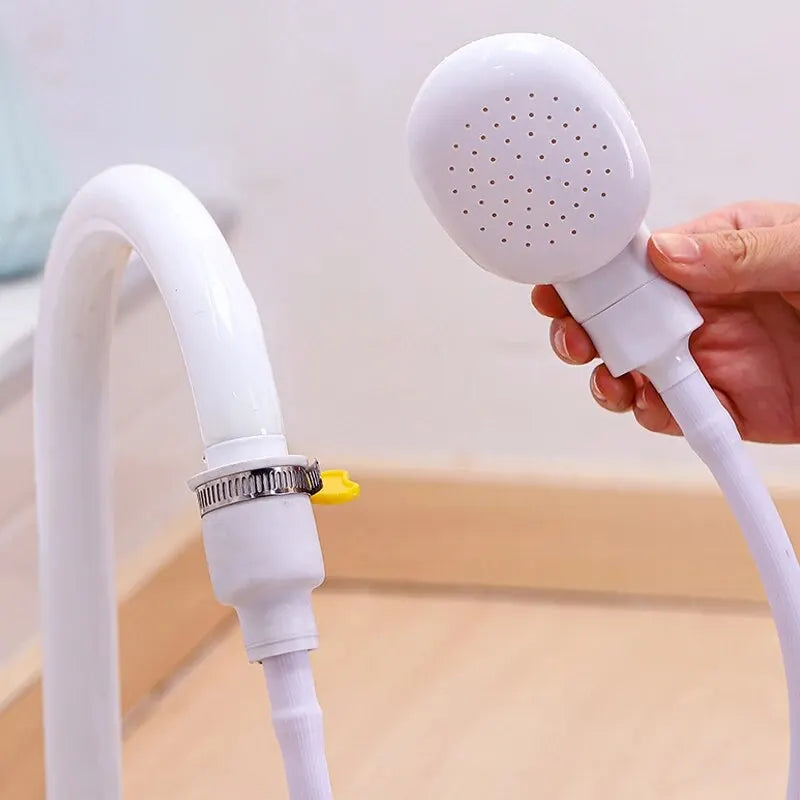Faucet Pet Shower Hose – Flexible Bath Attachment