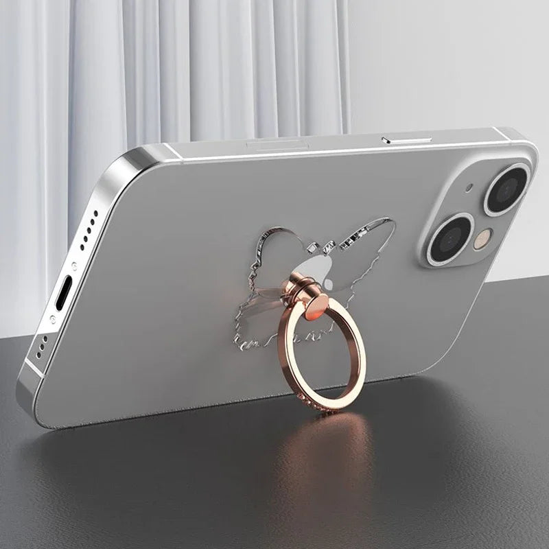 Luxury Butterfly Finger Ring Phone Holder – WSSHE A21 Stand