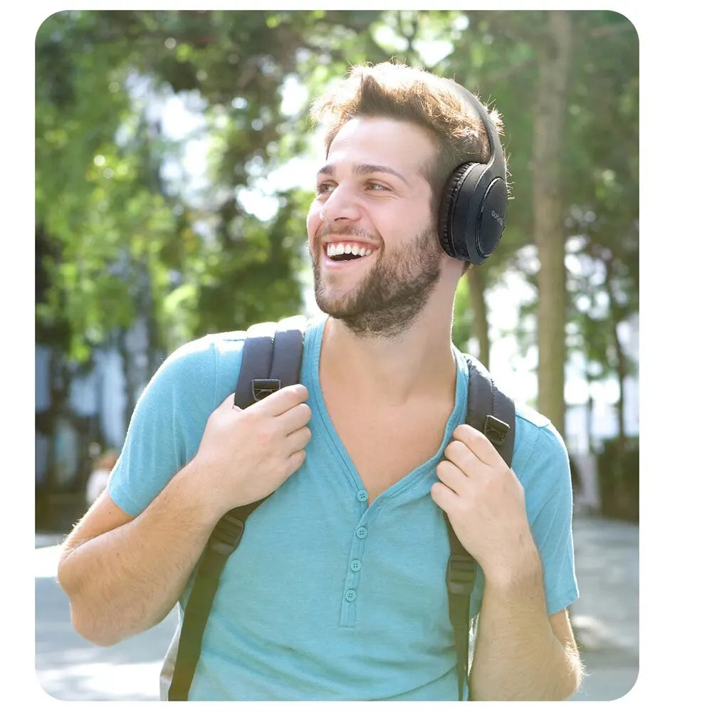 Siindoo JH-919 Bluetooth Headphones – 28H Playtime, Super Bass