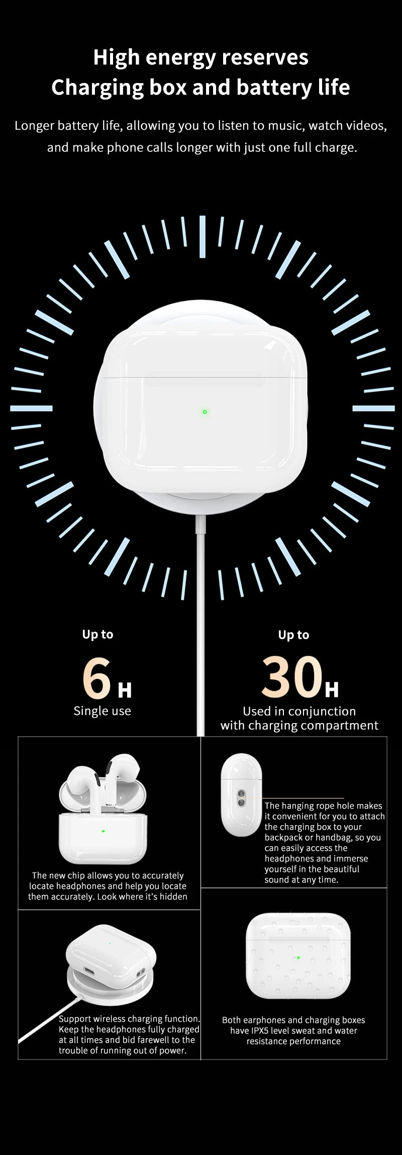 TDX Wireless Bluetooth Earphones – HiFi In-Ear Headset